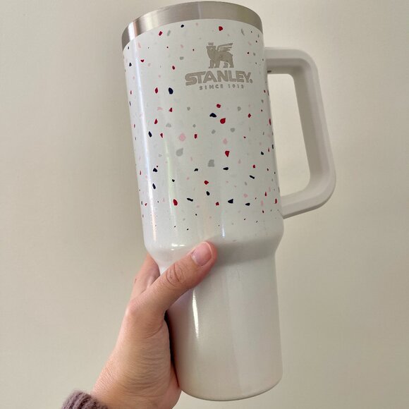 Limited Edition *RARE* Stanley 40oz Terrazzo White - Picture 1 of 4